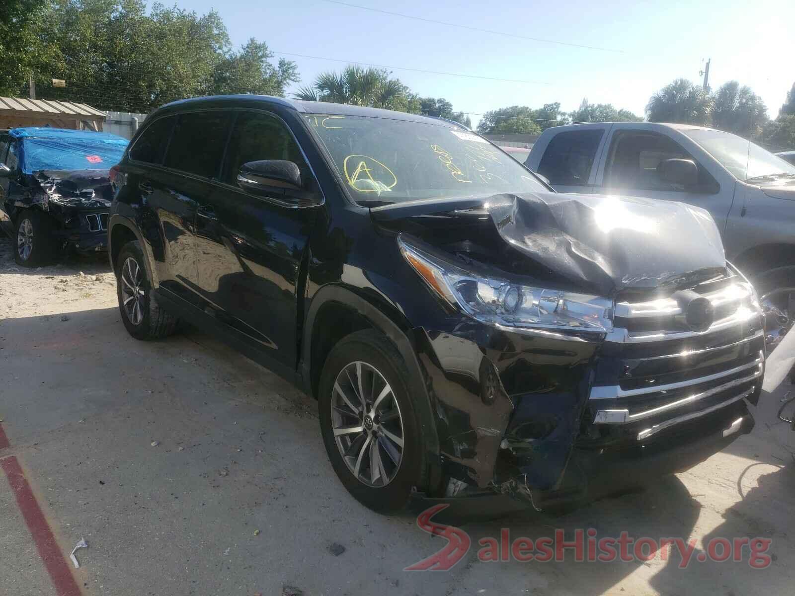 5TDKZRFH7KS563983 2019 TOYOTA HIGHLANDER