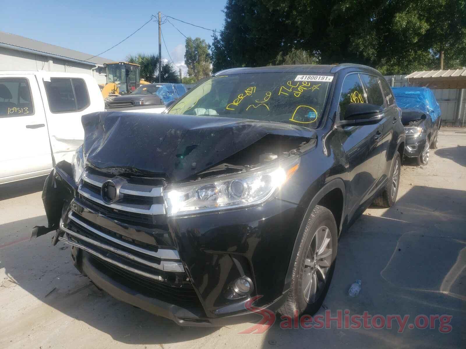 5TDKZRFH7KS563983 2019 TOYOTA HIGHLANDER