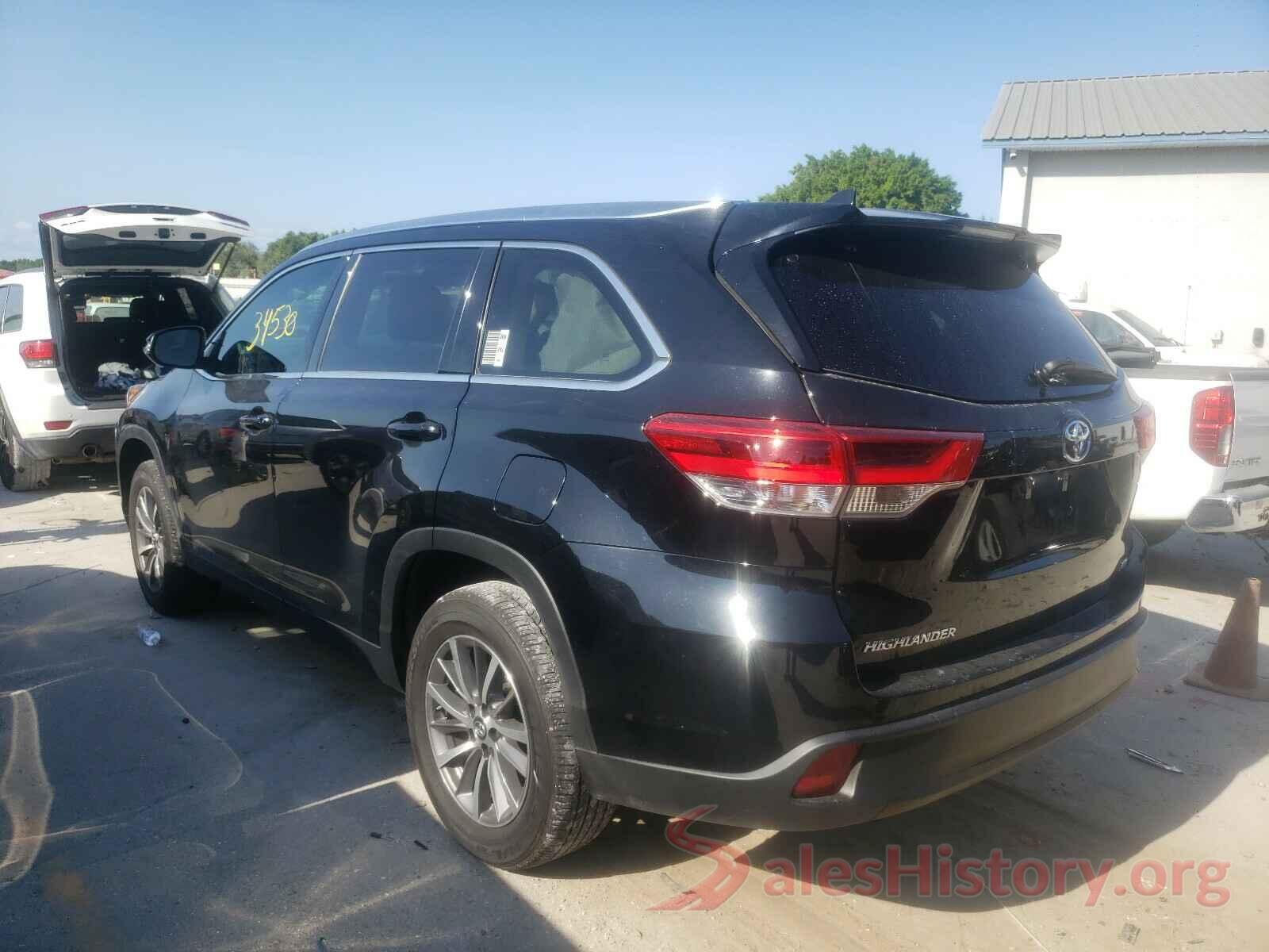 5TDKZRFH7KS563983 2019 TOYOTA HIGHLANDER