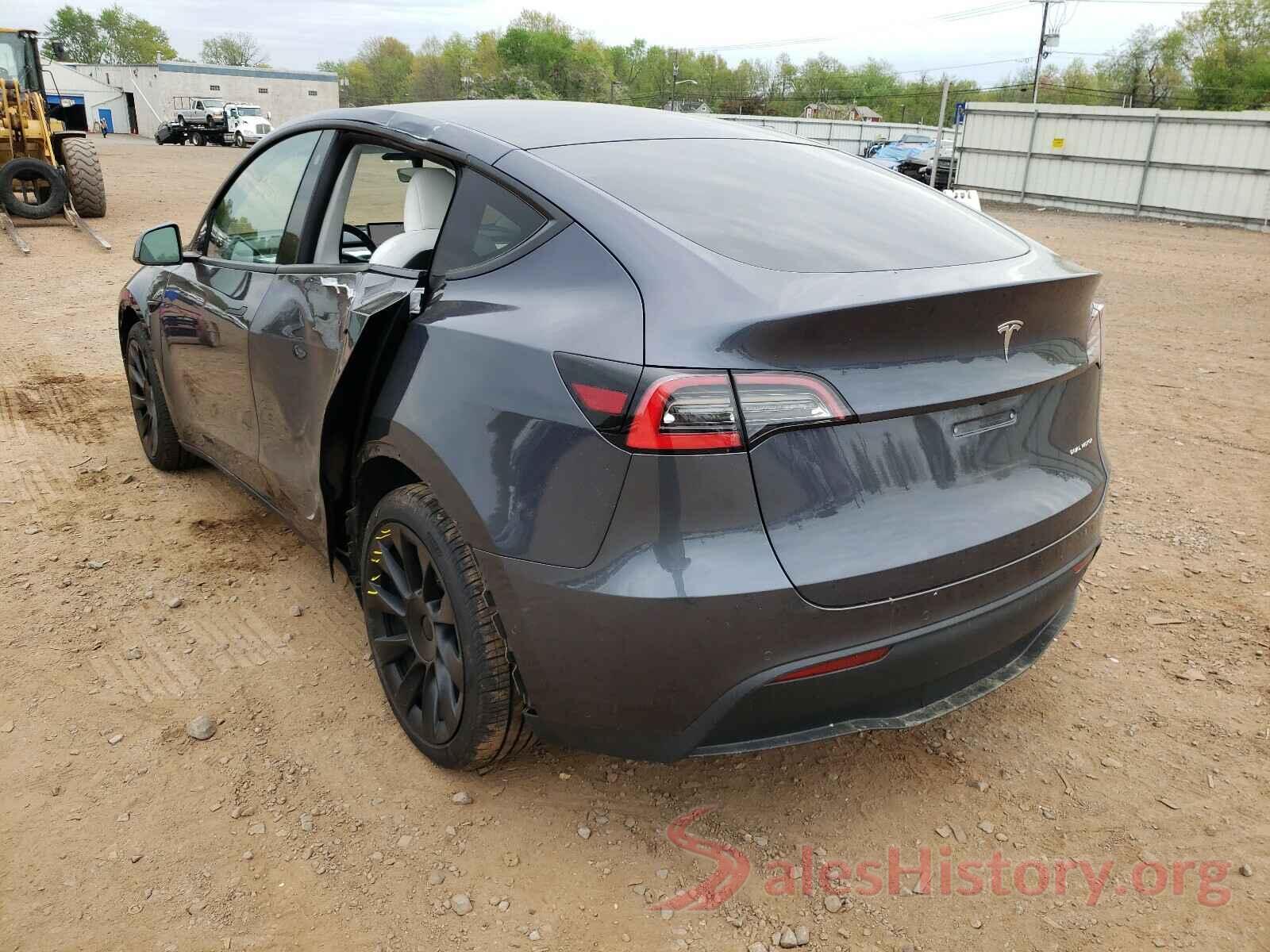 5YJYGDEE7MF075408 2021 TESLA MODEL Y