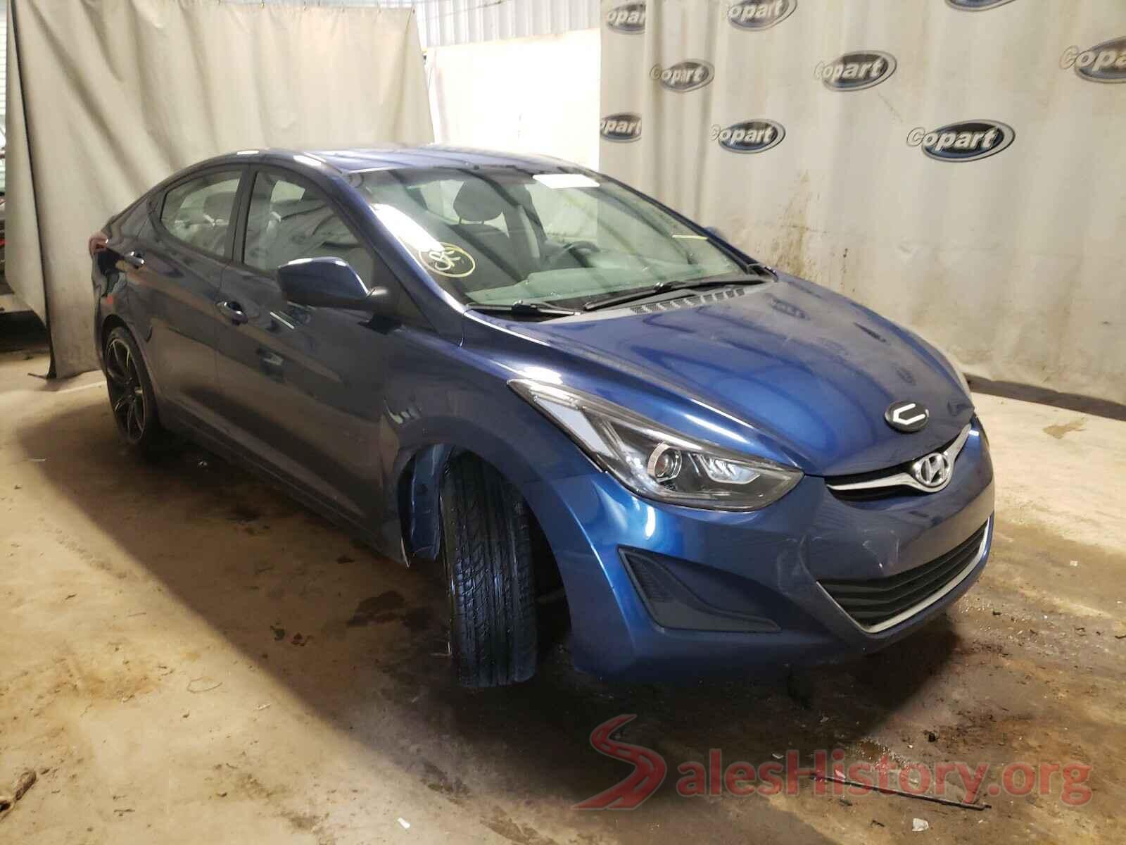 5NPDH4AE7GH693576 2016 HYUNDAI ELANTRA