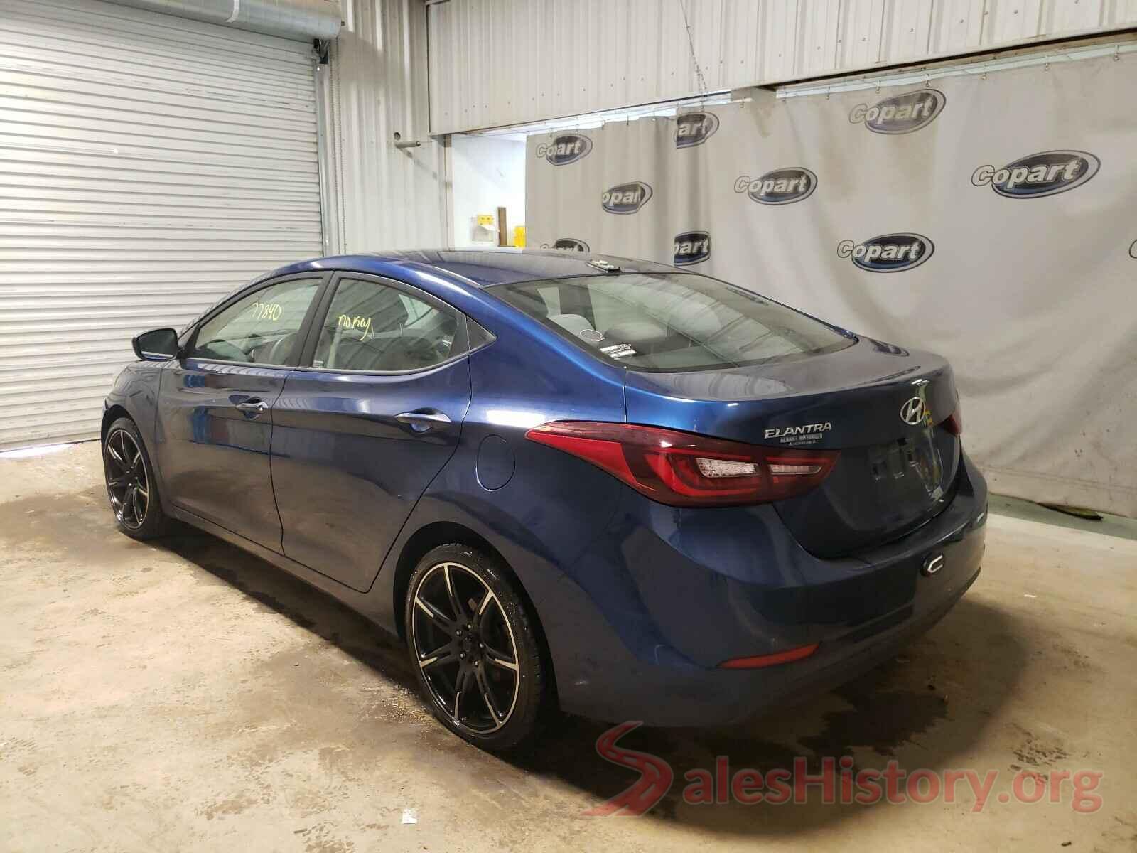 5NPDH4AE7GH693576 2016 HYUNDAI ELANTRA