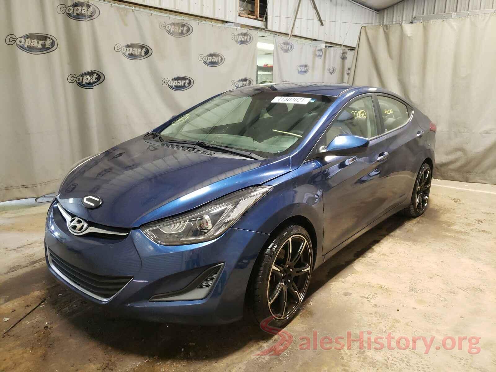 5NPDH4AE7GH693576 2016 HYUNDAI ELANTRA