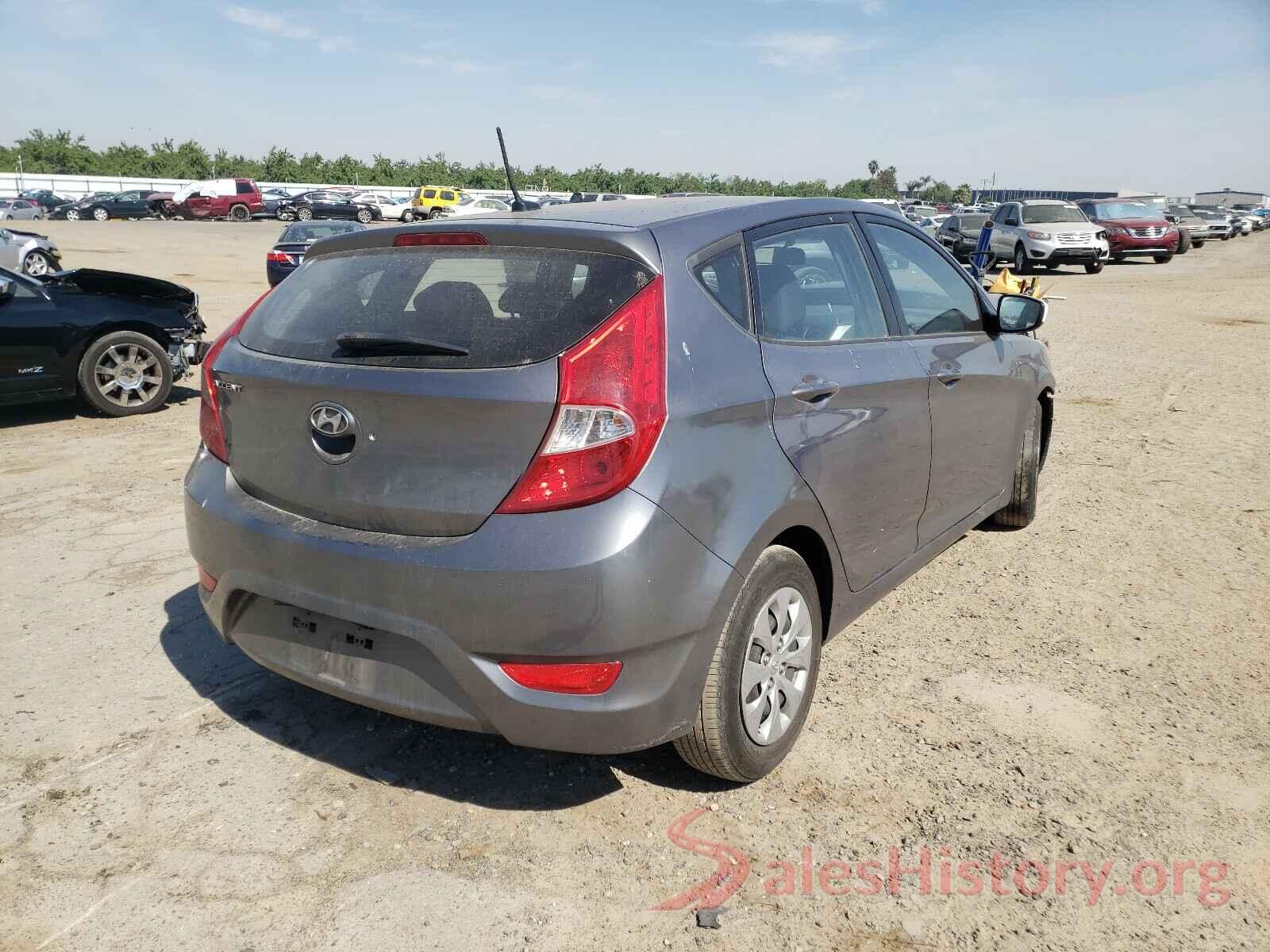 KMHCT5AE9GU251416 2016 HYUNDAI ACCENT