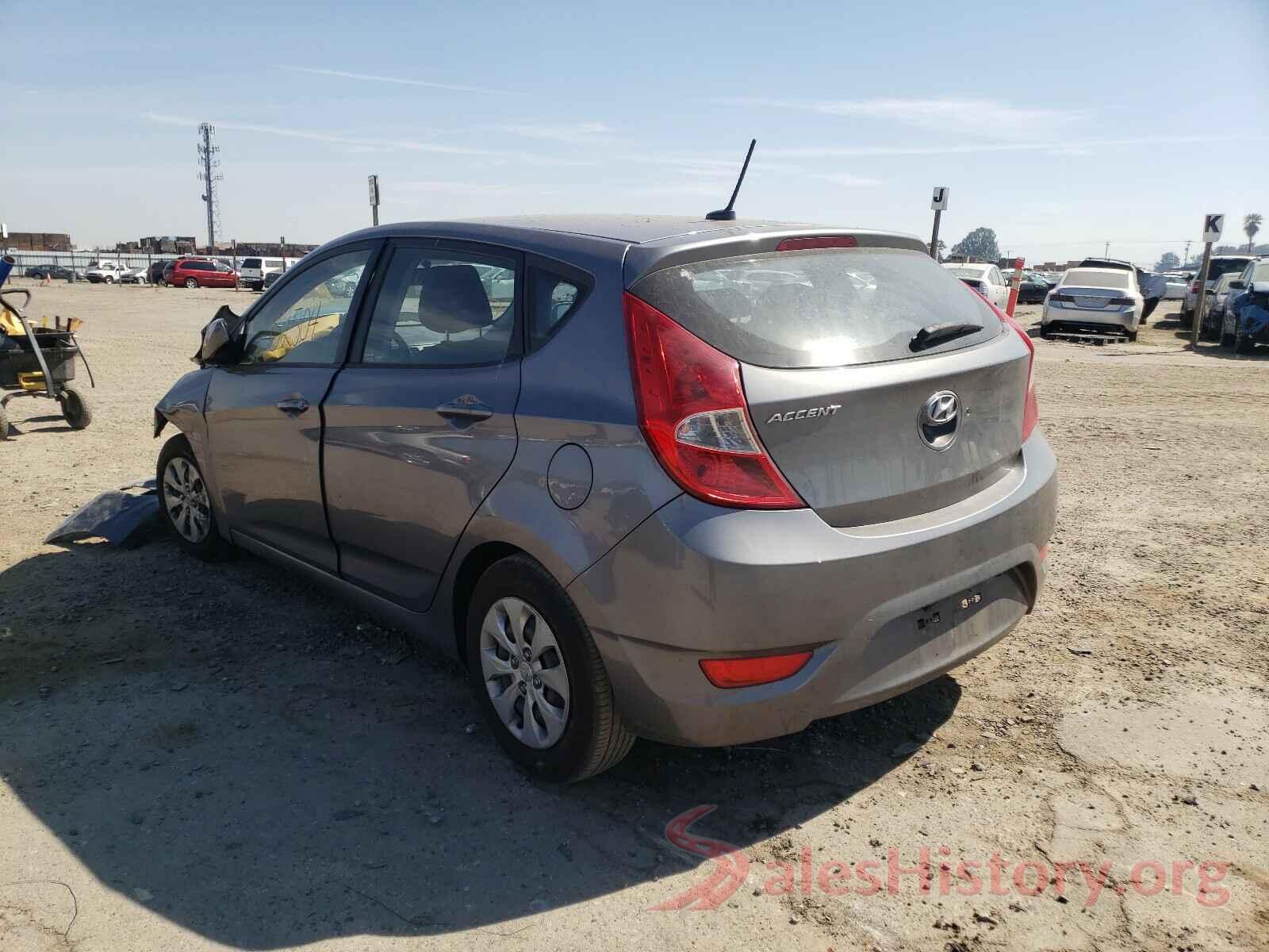 KMHCT5AE9GU251416 2016 HYUNDAI ACCENT