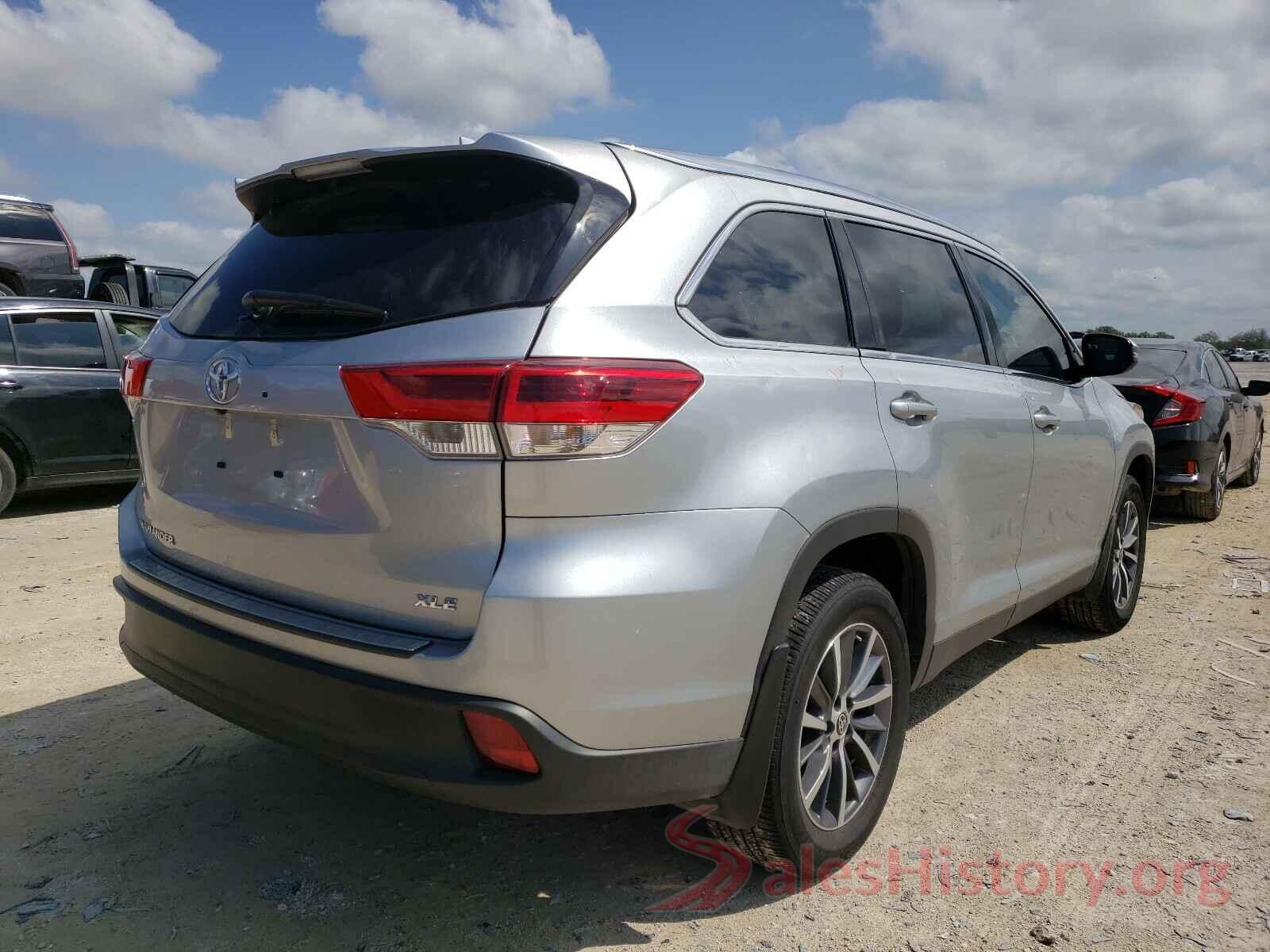 5TDKZRFH4KS367578 2019 TOYOTA HIGHLANDER