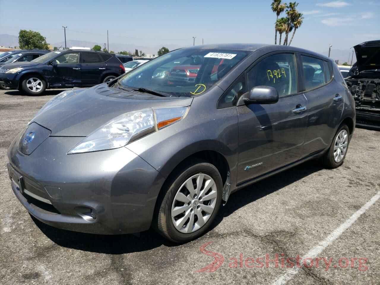 1N4AZ0CP7GC308008 2016 NISSAN LEAF