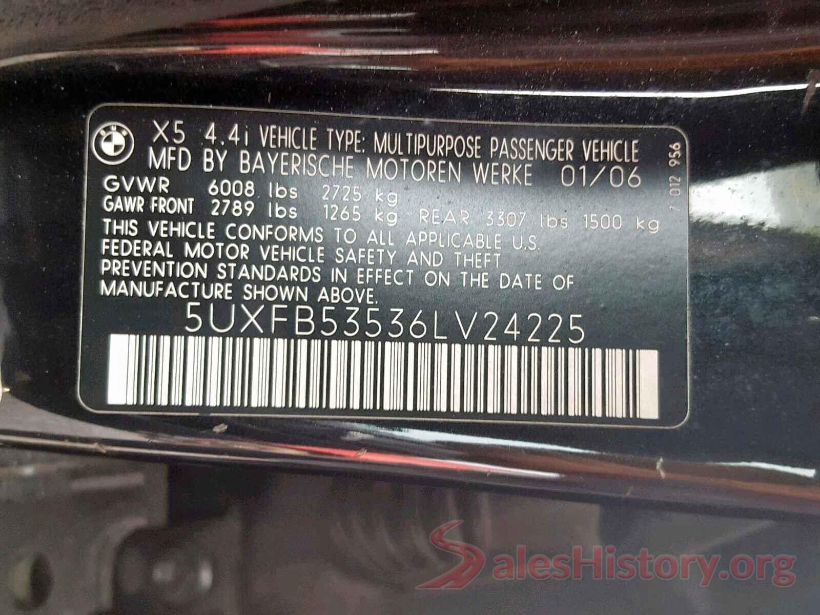 5UXFB53536LV24225 2006 BMW X5