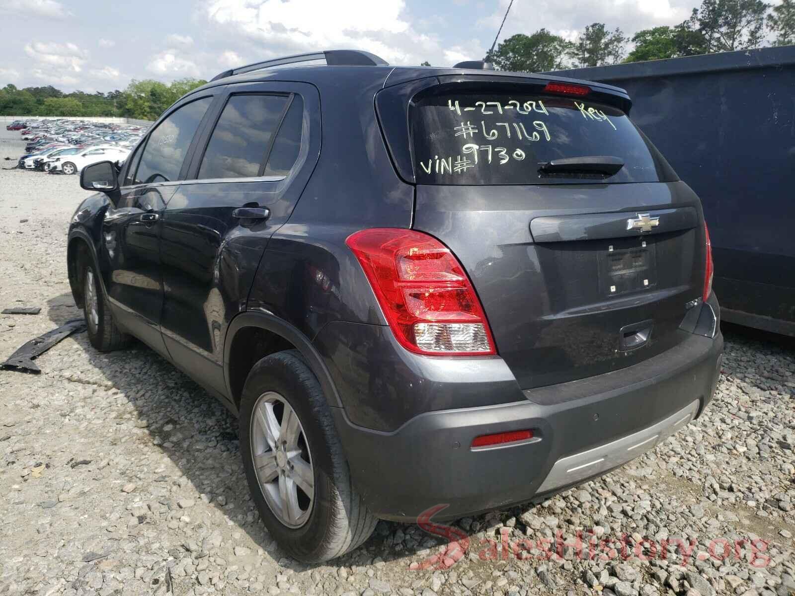 3GNCJLSB6GL279730 2016 CHEVROLET TRAX