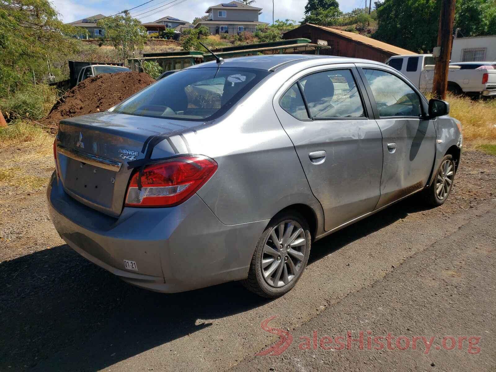 ML32F3FJ3KHF01337 2019 MITSUBISHI MIRAGE