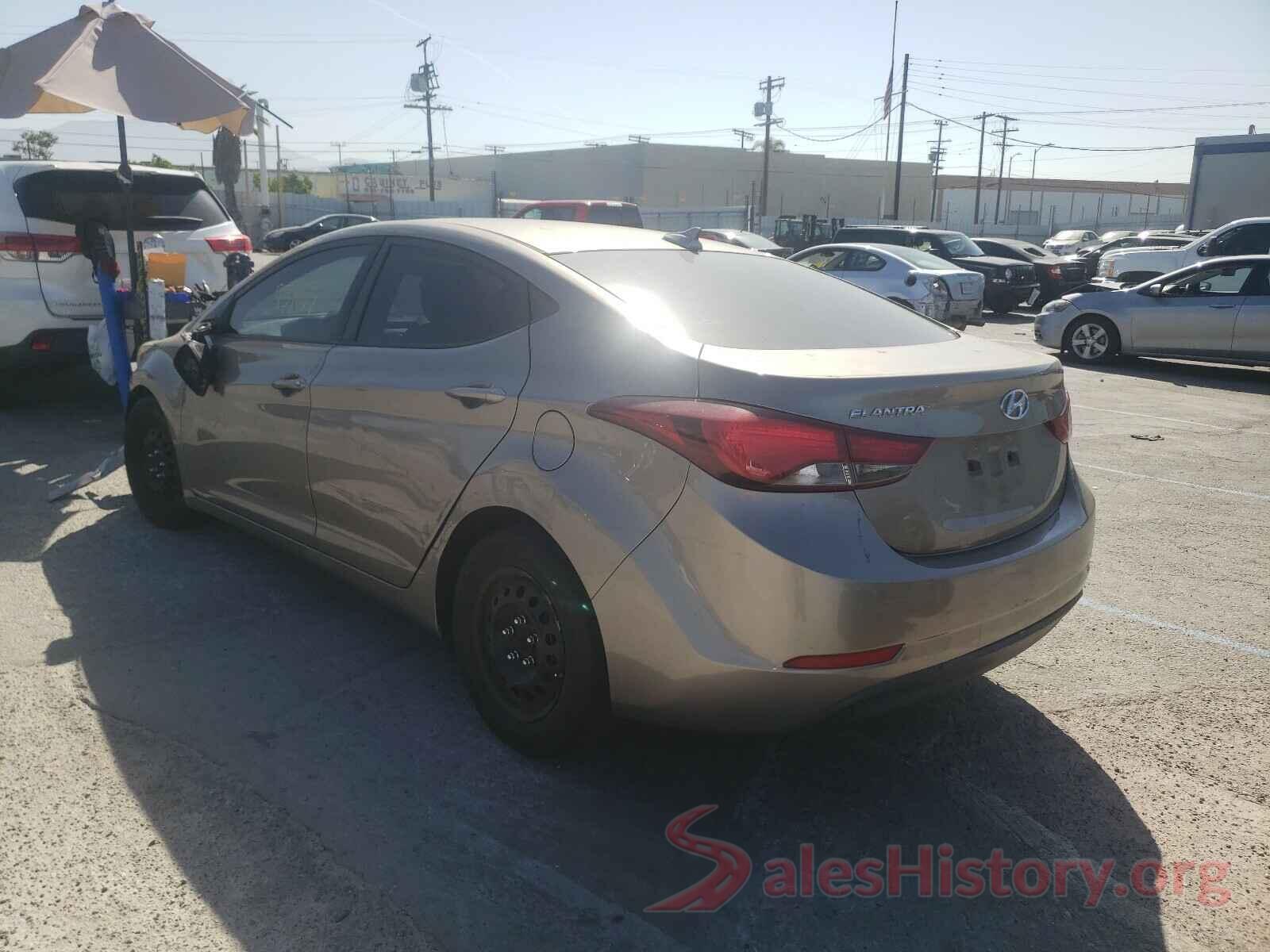 5NPDH4AE5GH705661 2016 HYUNDAI ELANTRA