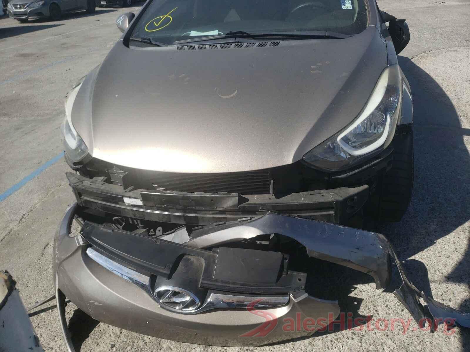 5NPDH4AE5GH705661 2016 HYUNDAI ELANTRA