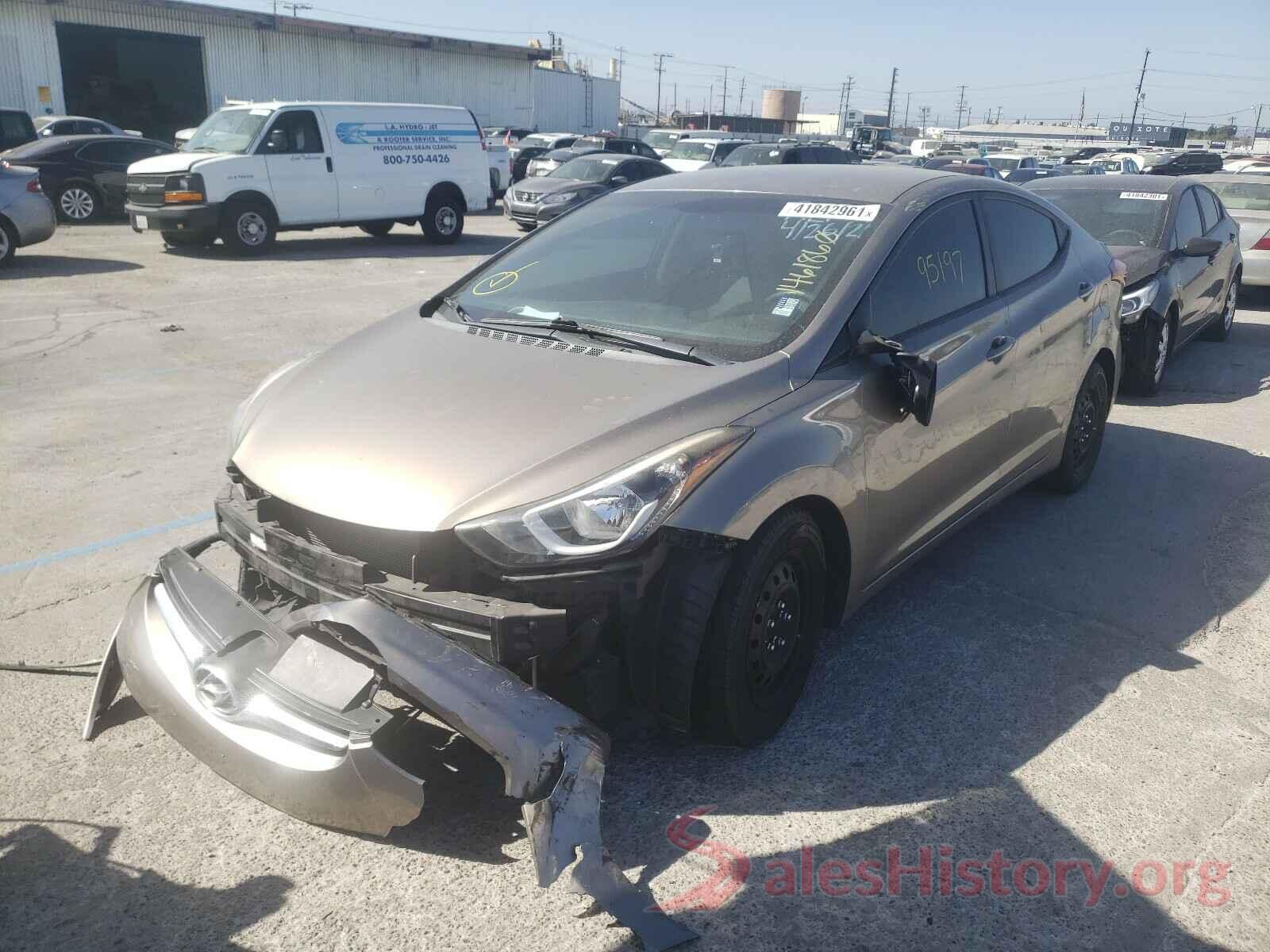 5NPDH4AE5GH705661 2016 HYUNDAI ELANTRA