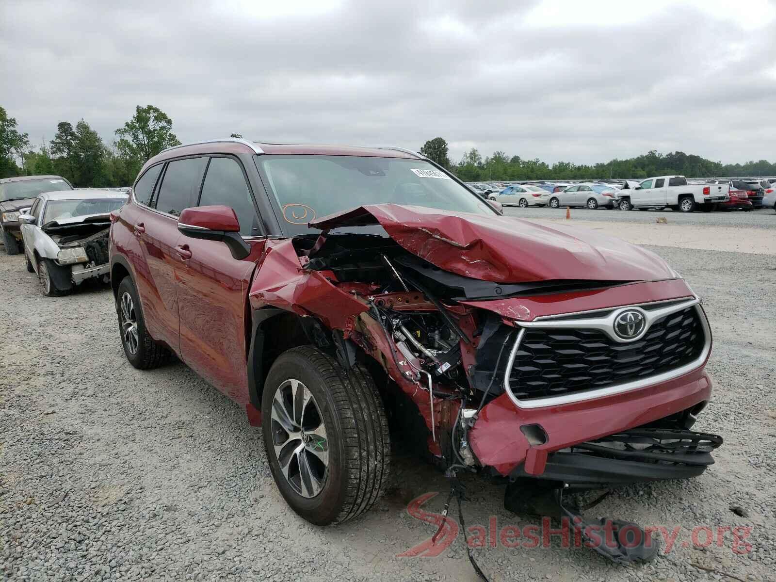 5TDGZRAH3MS040525 2021 TOYOTA HIGHLANDER