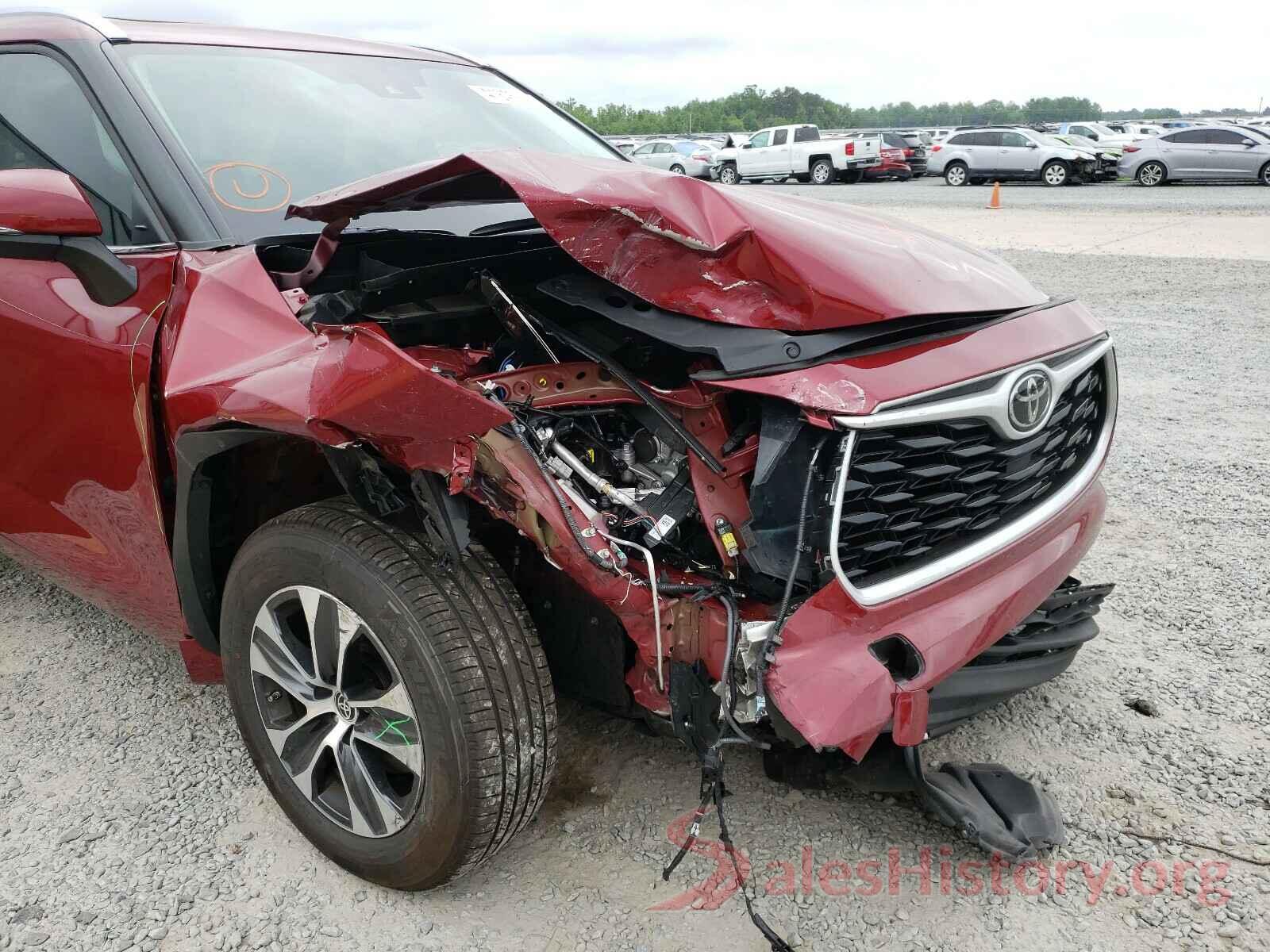 5TDGZRAH3MS040525 2021 TOYOTA HIGHLANDER