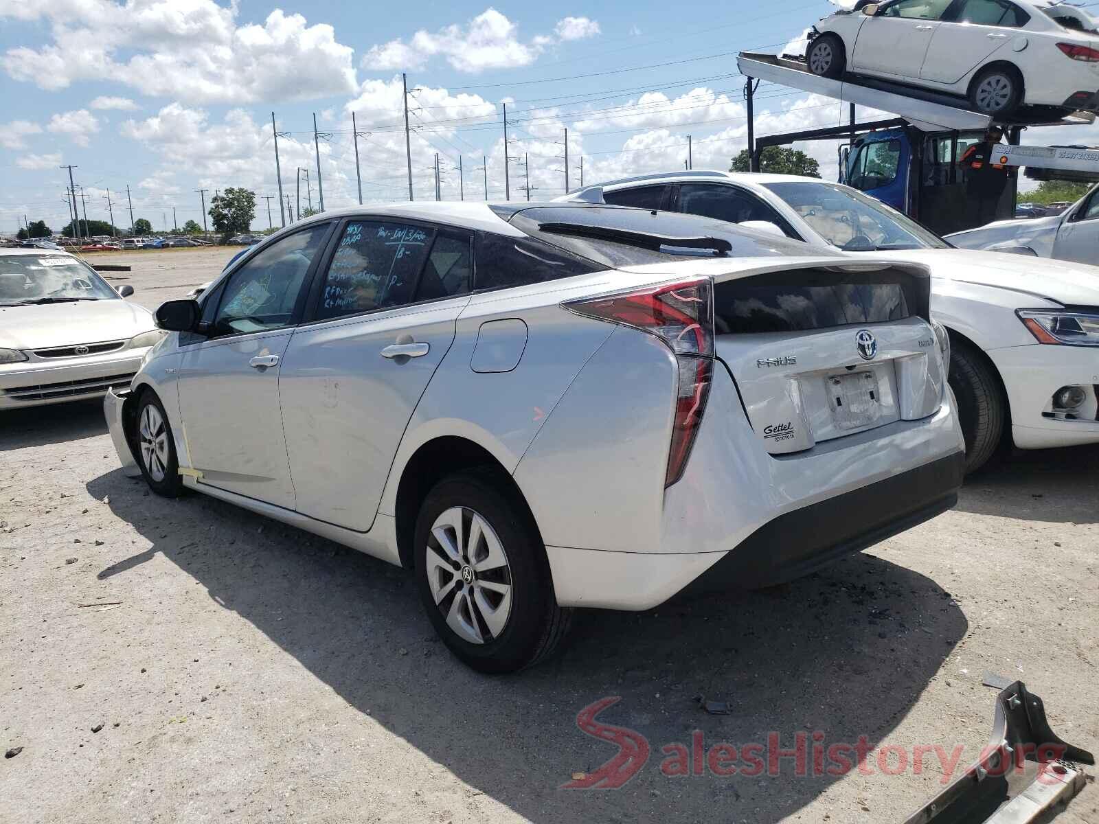 JTDKARFU9G3012760 2016 TOYOTA PRIUS