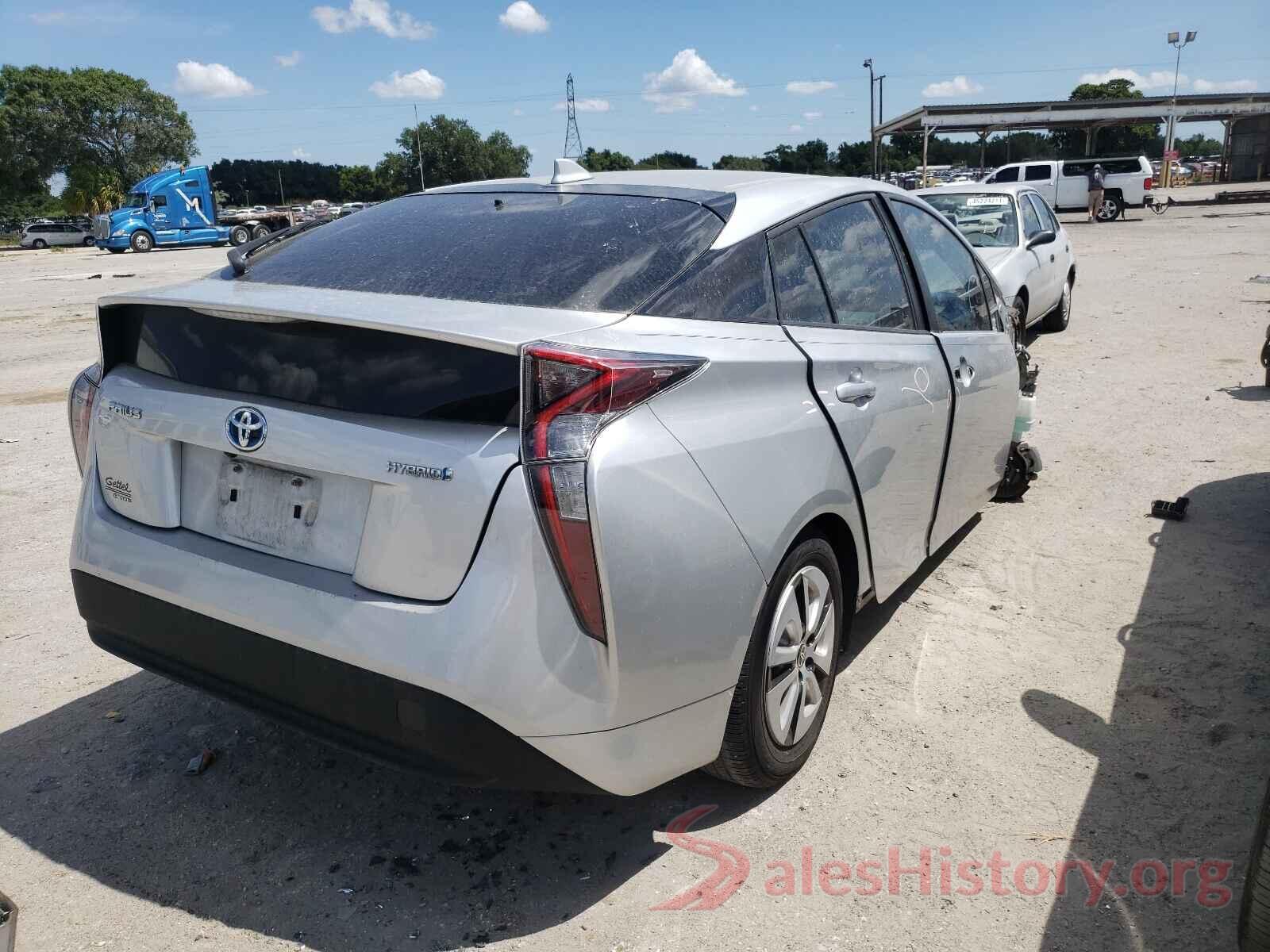 JTDKARFU9G3012760 2016 TOYOTA PRIUS