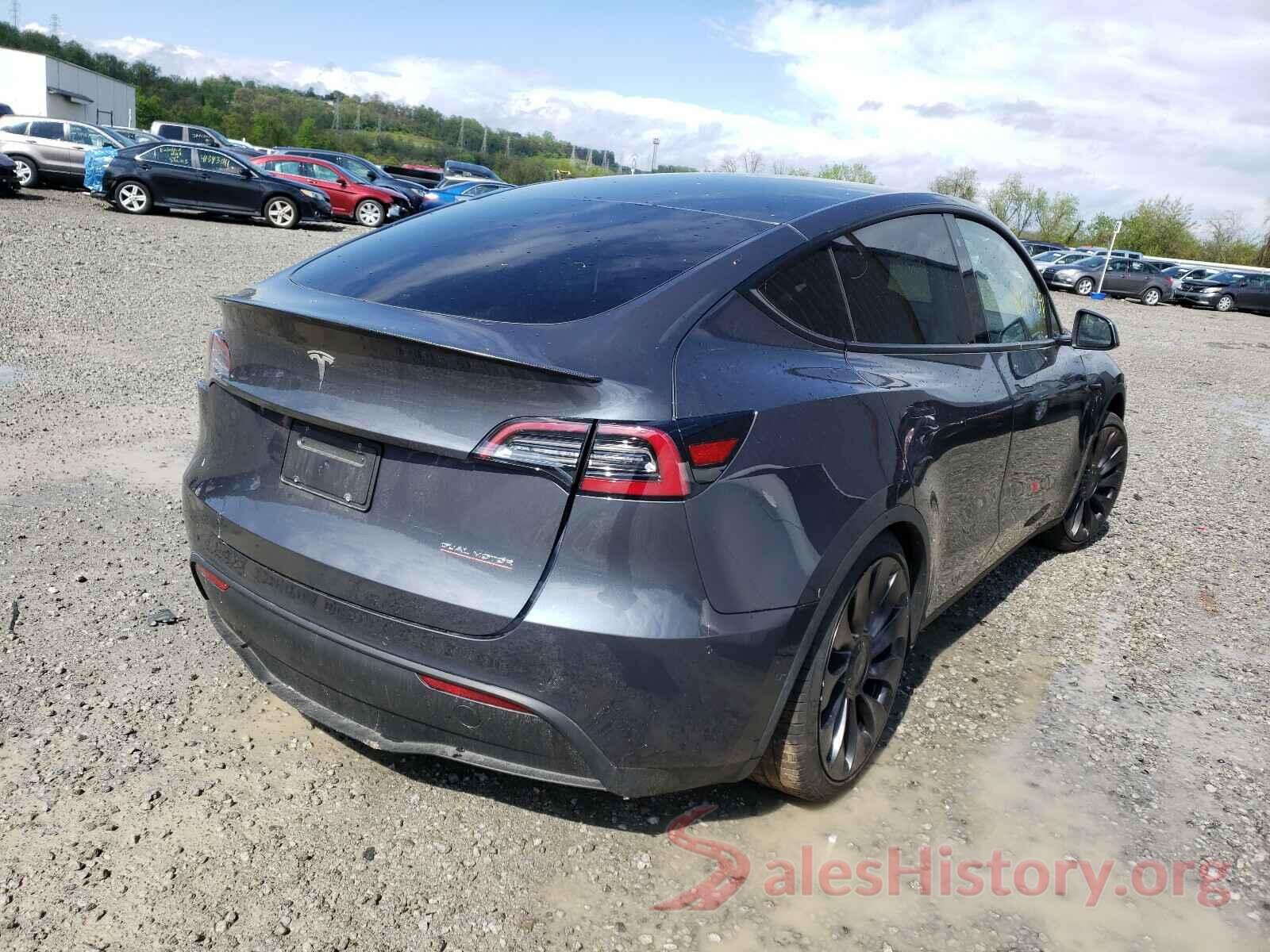 5YJYGDEFXLF005165 2020 TESLA MODEL Y