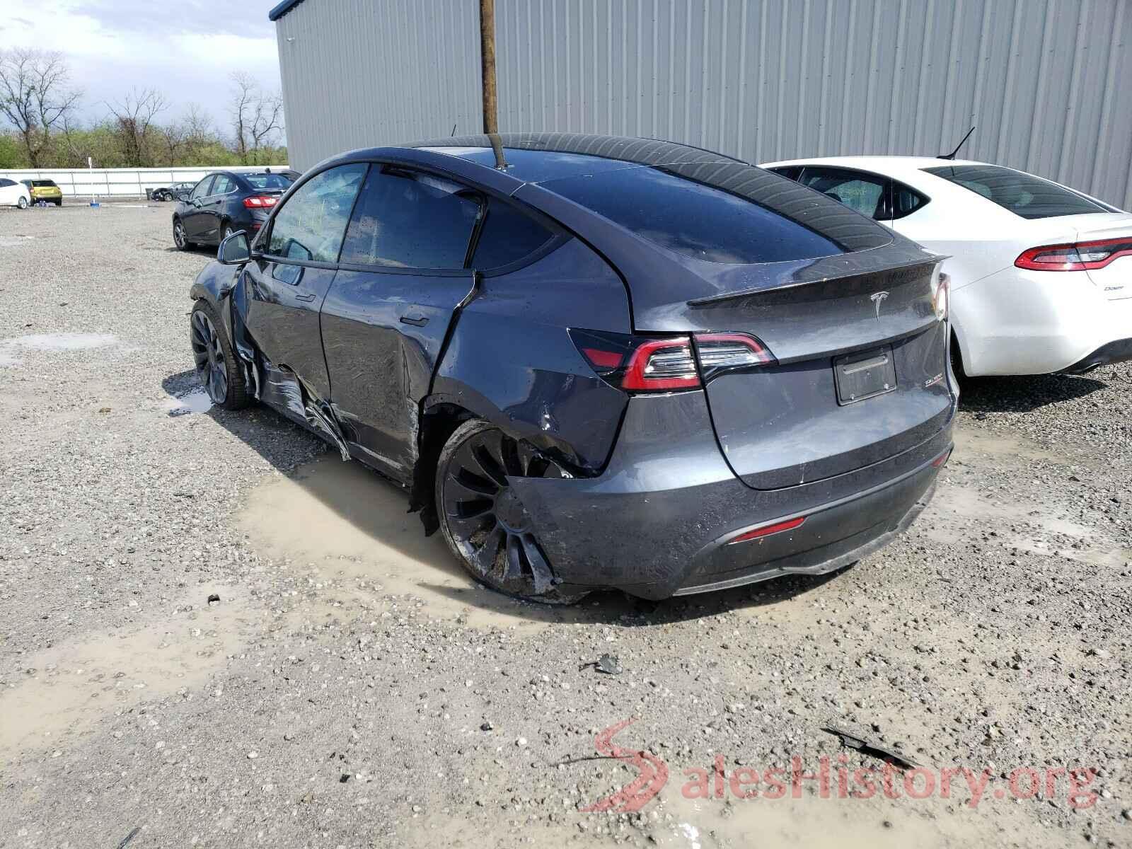 5YJYGDEFXLF005165 2020 TESLA MODEL Y