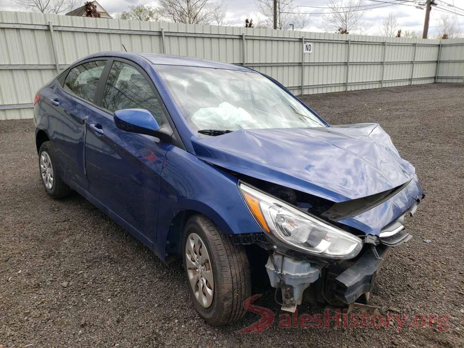 KMHCT4AEXGU969972 2016 HYUNDAI ACCENT