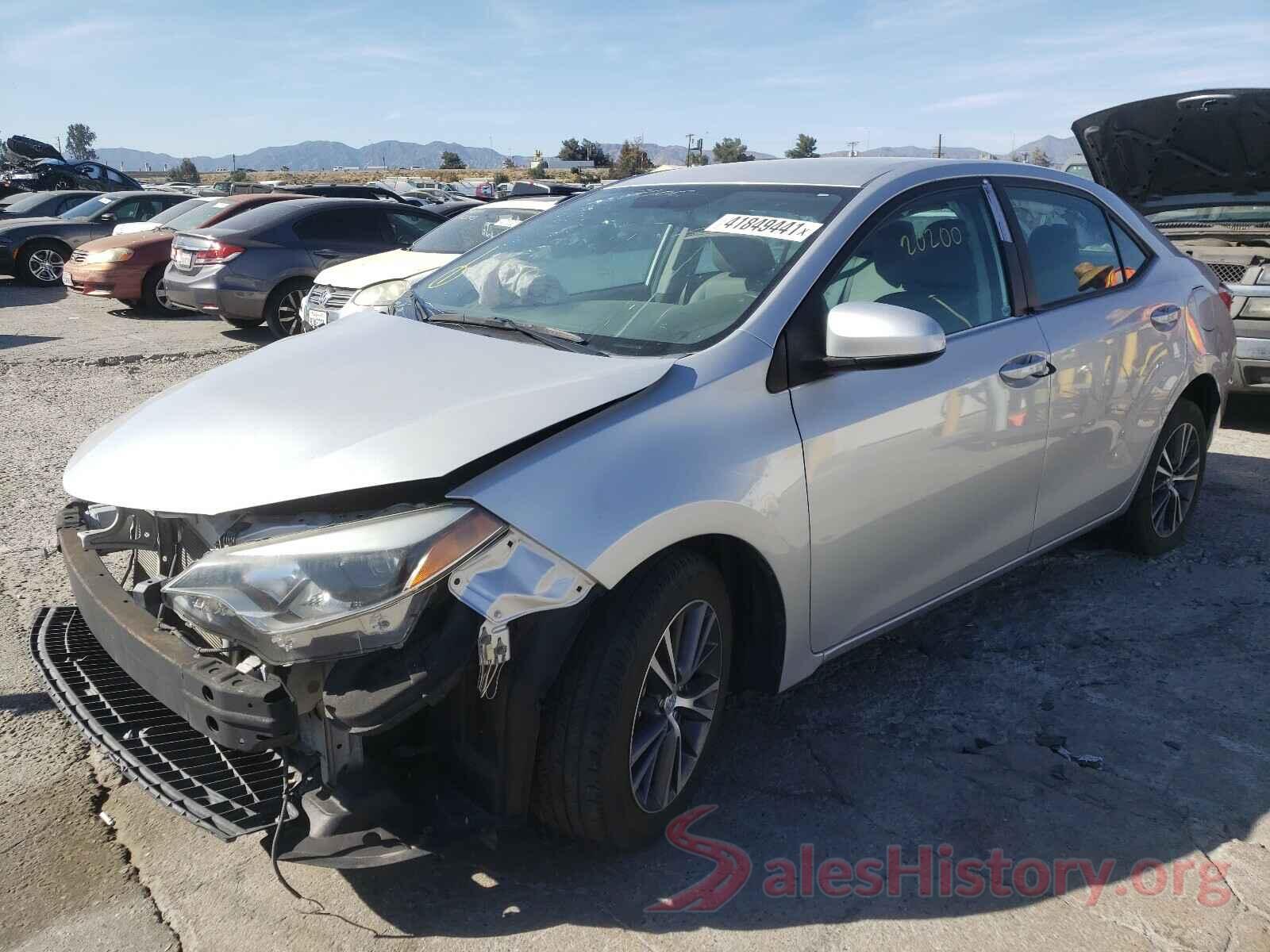 5YFBURHE4GP394104 2016 TOYOTA COROLLA