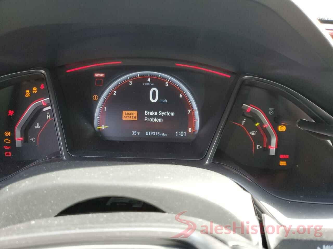 SHHFK8G75KU203152 2019 HONDA CIVIC