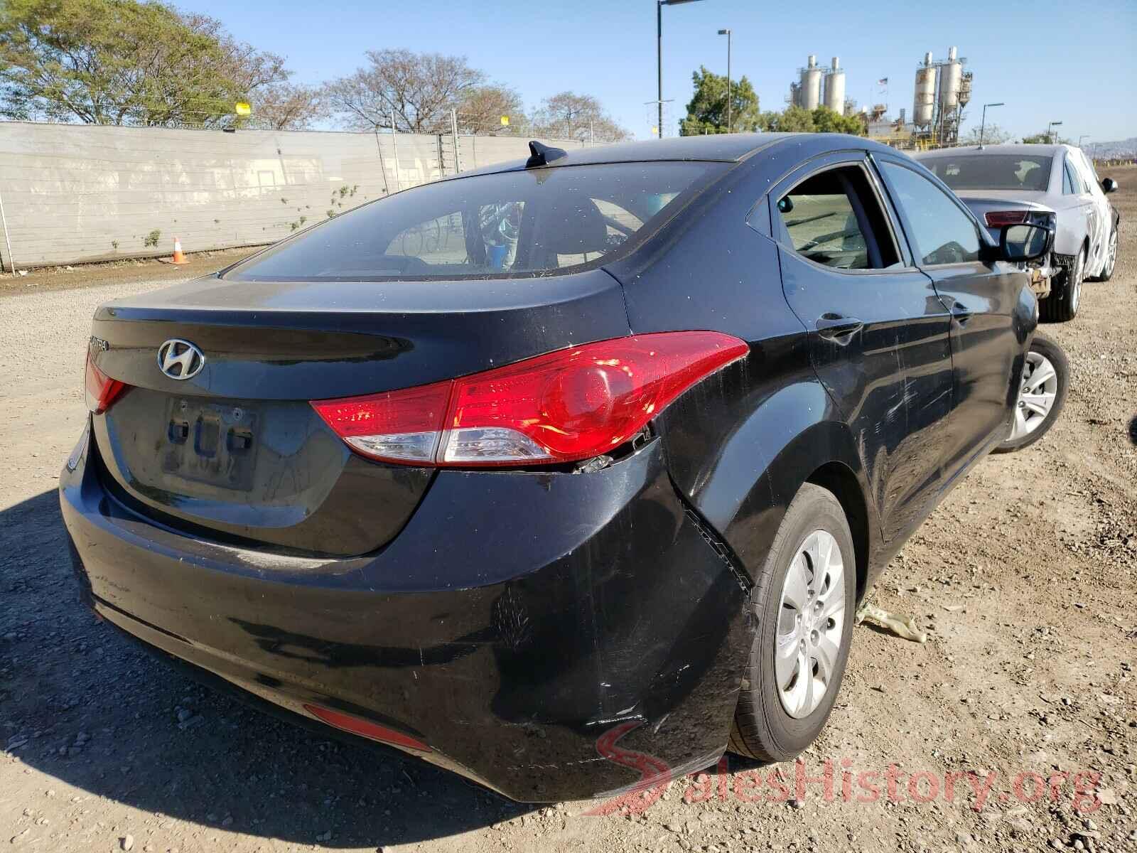 KMHDH4AE6GU531066 2016 HYUNDAI ELANTRA