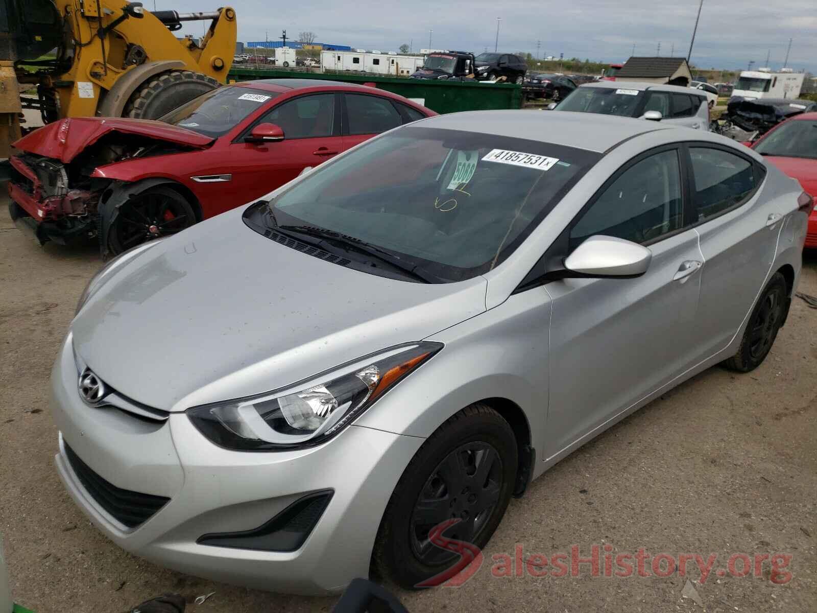 5NPDH4AE0GH795317 2016 HYUNDAI ELANTRA