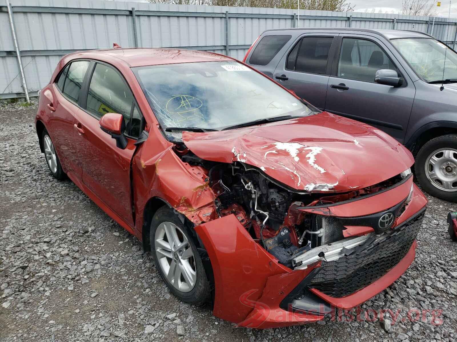 JTNK4RBEXK3062240 2019 TOYOTA COROLLA