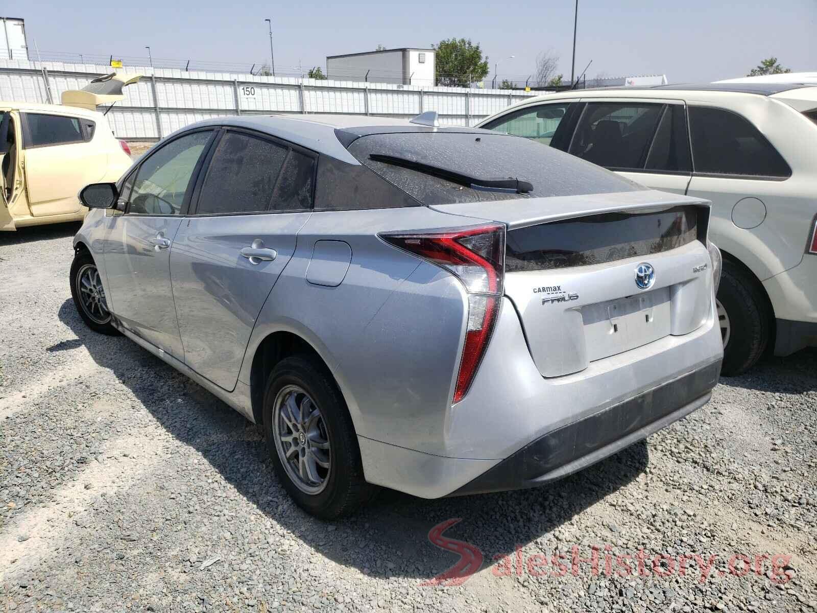 JTDKARFU6G3011971 2016 TOYOTA PRIUS