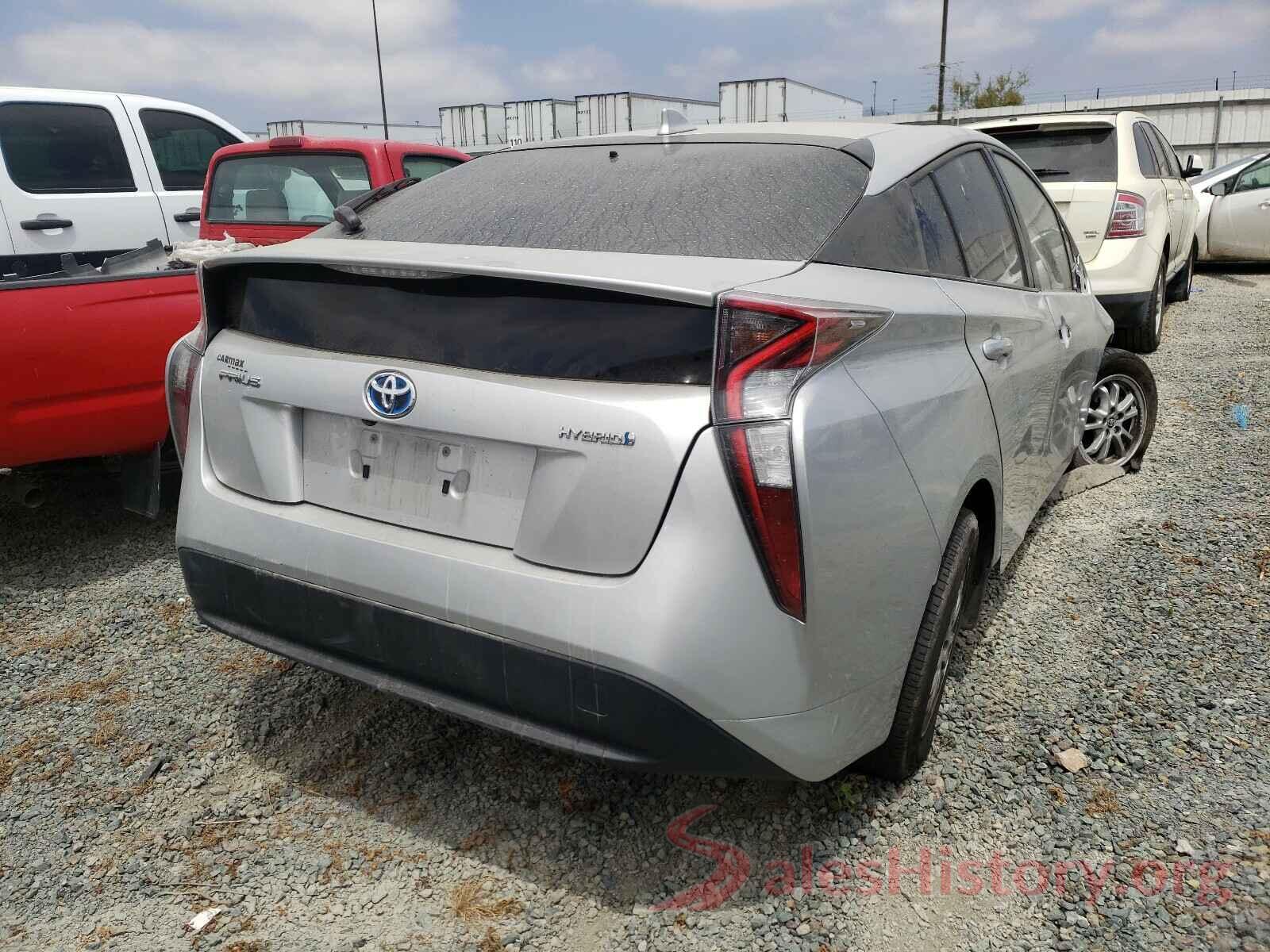 JTDKARFU6G3011971 2016 TOYOTA PRIUS