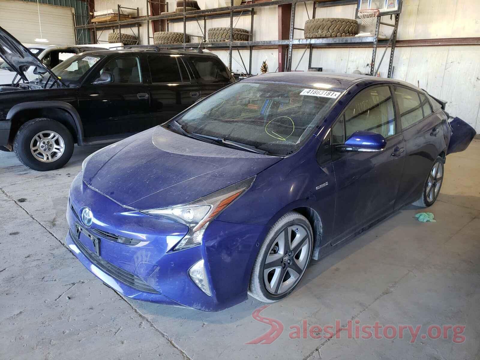 JTDKARFU4H3049992 2017 TOYOTA PRIUS