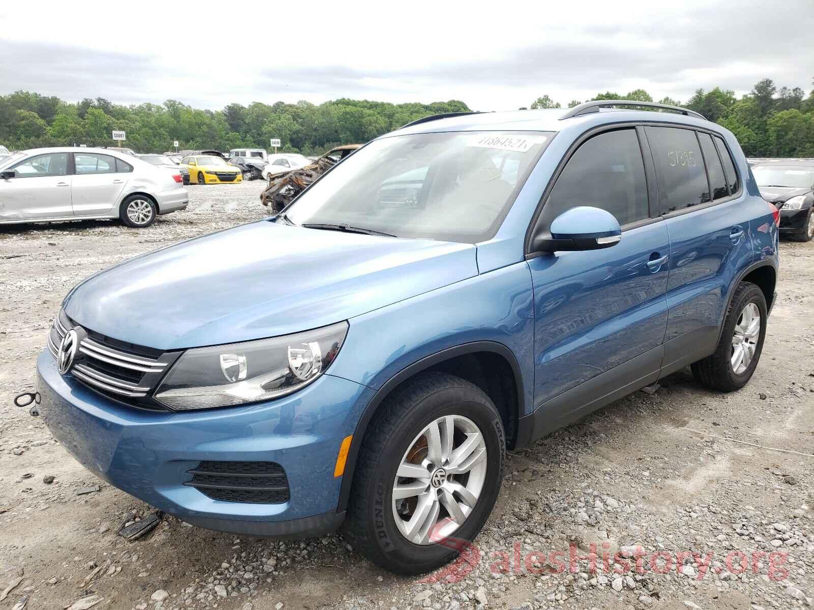 WVGAV7AX5HK029922 2017 VOLKSWAGEN TIGUAN