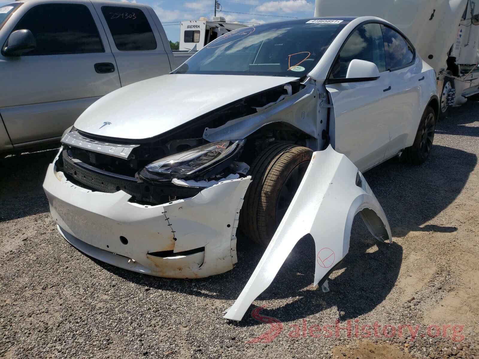 5YJYGDEE1MF060791 2021 TESLA MODEL Y