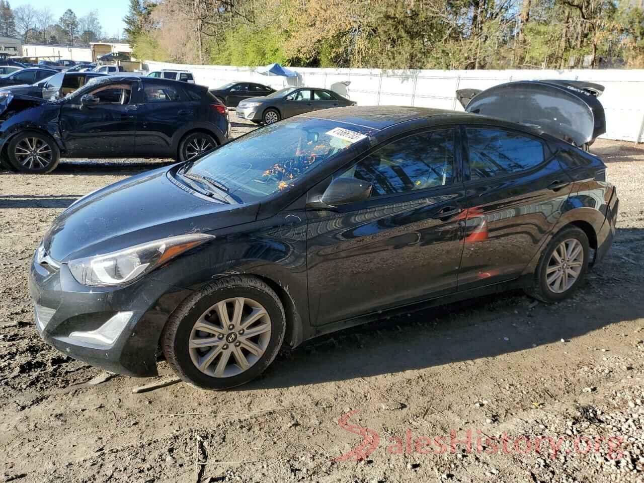 KMHDH4AE9EU165147 2014 HYUNDAI ELANTRA