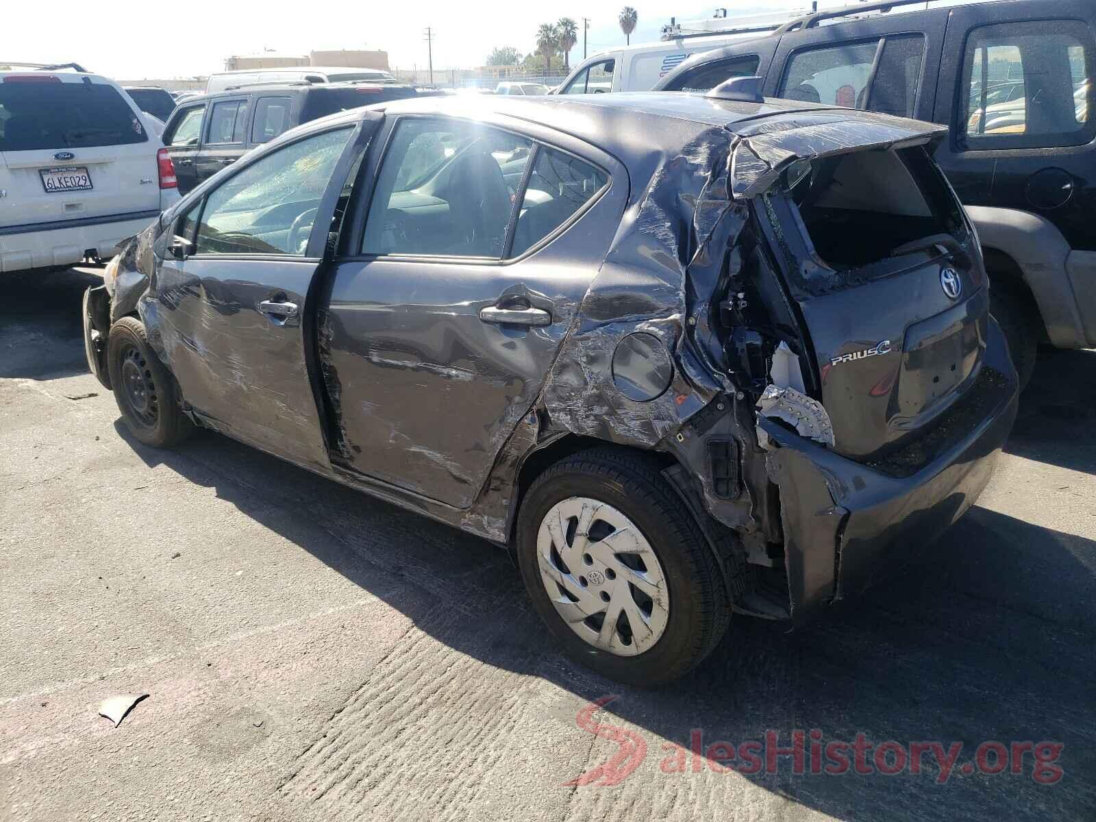 JTDKDTB36G1130813 2016 TOYOTA PRIUS