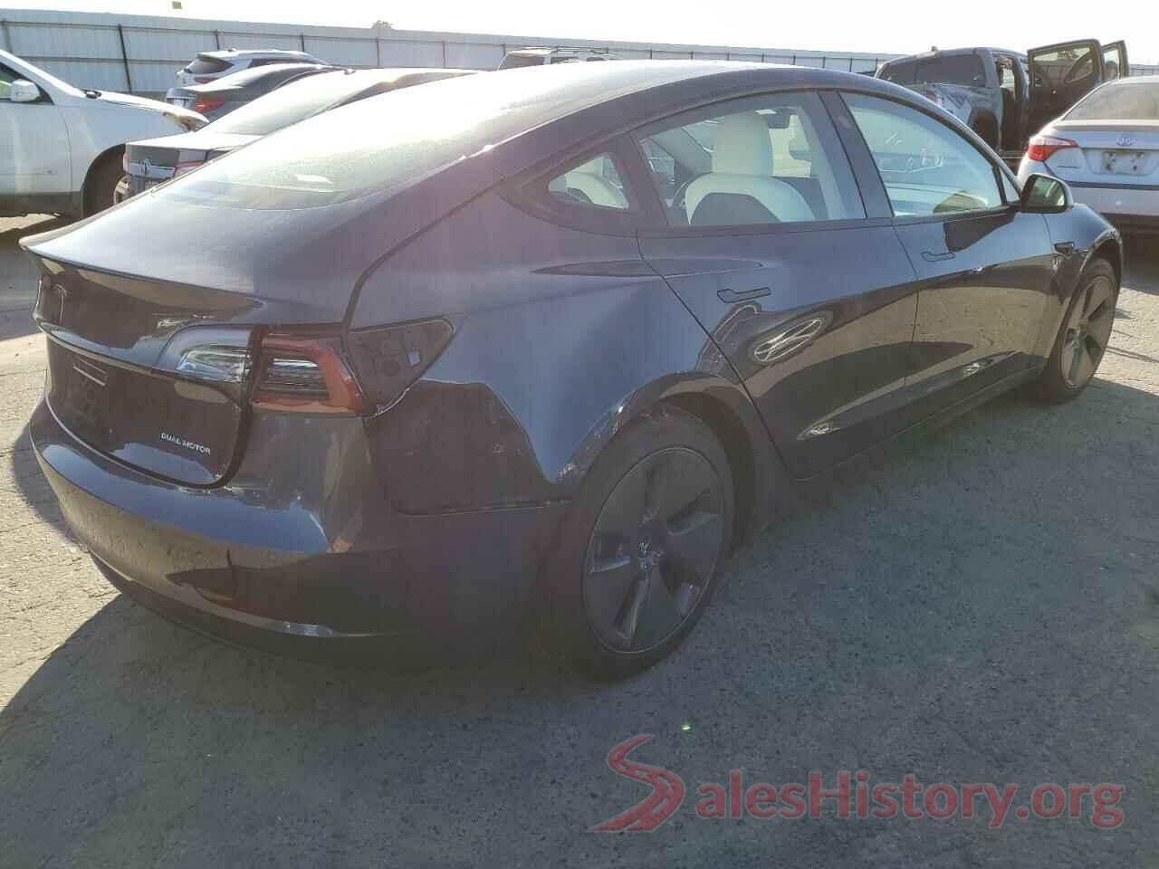 5YJ3E1EB4NF228123 2022 TESLA MODEL 3