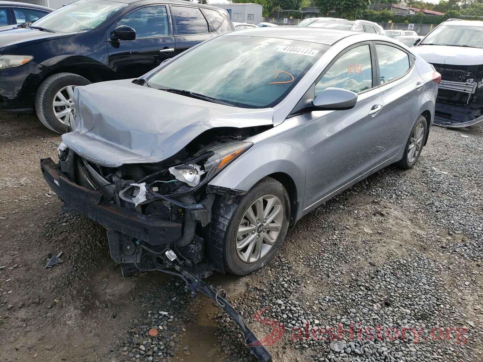 5NPDH4AE6GH689888 2016 HYUNDAI ELANTRA