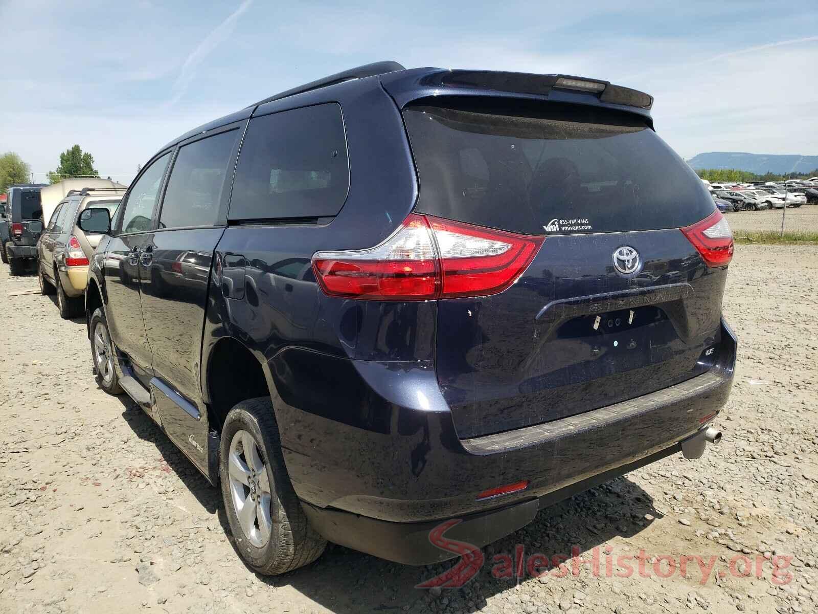 5TDKZ3DC8KS011705 2019 TOYOTA SIENNA