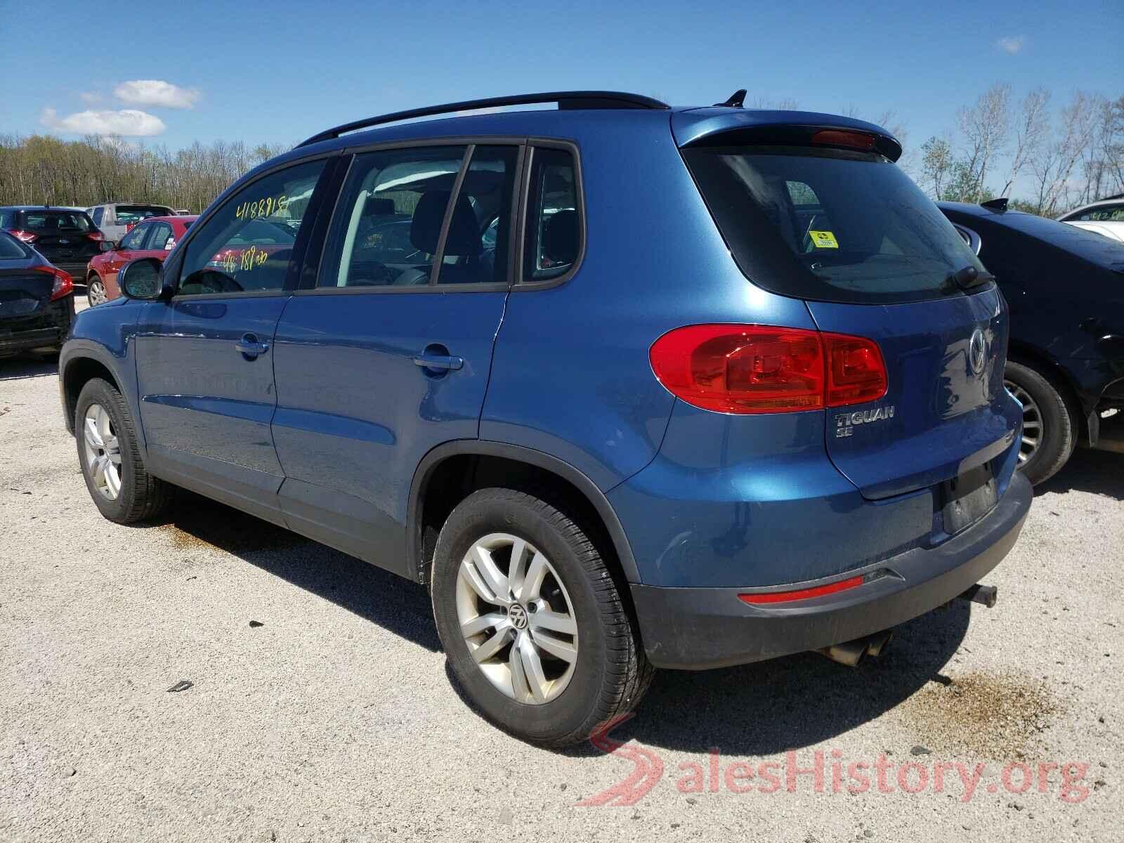 WVGAV7AX2HK015167 2017 VOLKSWAGEN TIGUAN