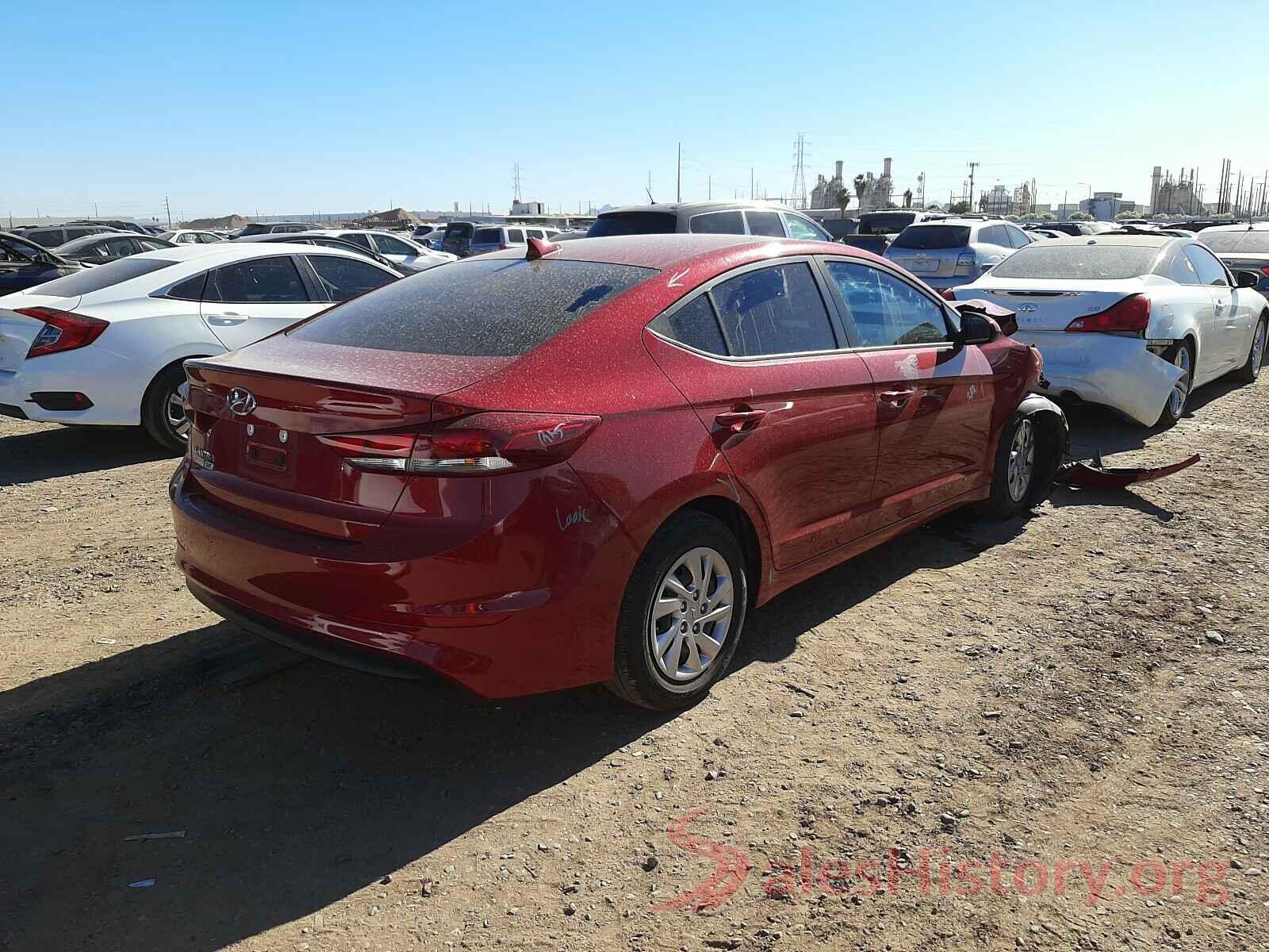 KMHD74LF1HU391633 2017 HYUNDAI ELANTRA