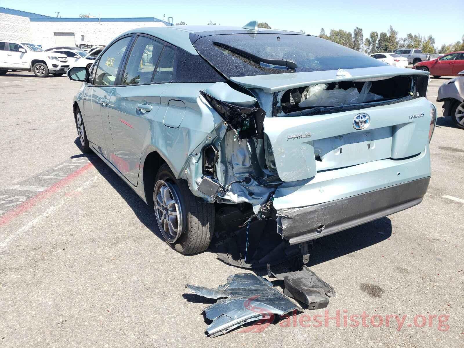 JTDKBRFU9H3051346 2017 TOYOTA PRIUS