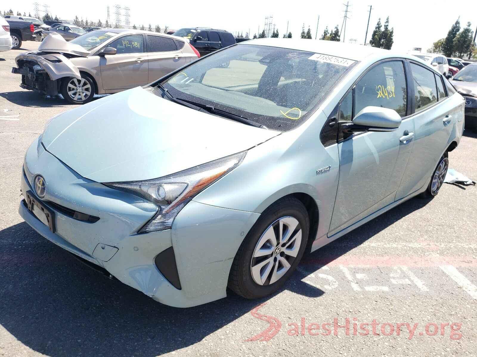 JTDKBRFU9H3051346 2017 TOYOTA PRIUS