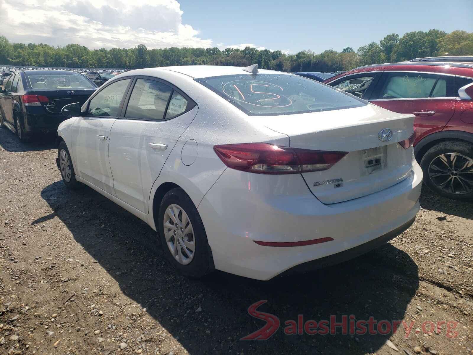 5NPD74LF4HH115834 2017 HYUNDAI ELANTRA