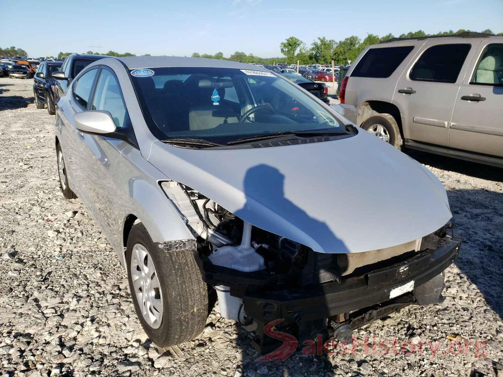 5NPDH4AE8GH692128 2016 HYUNDAI ELANTRA