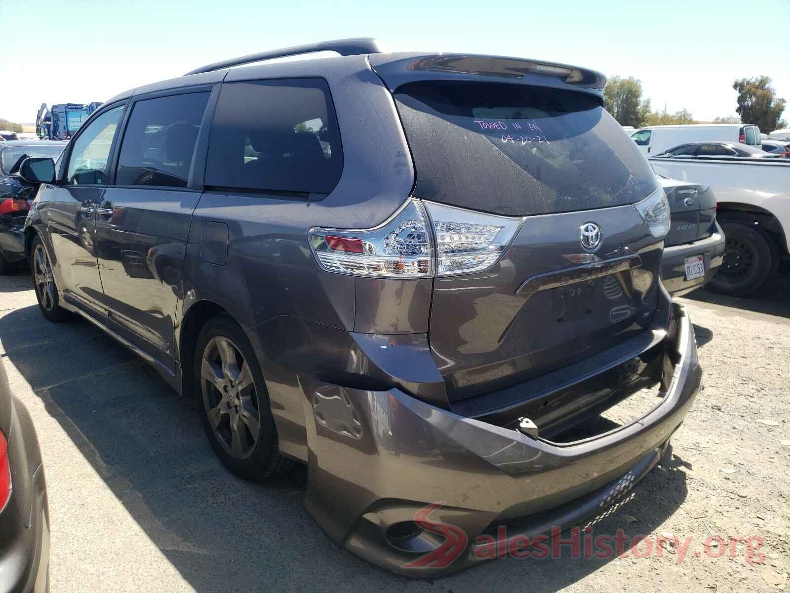 5TDXZ3DC7HS801494 2017 TOYOTA SIENNA