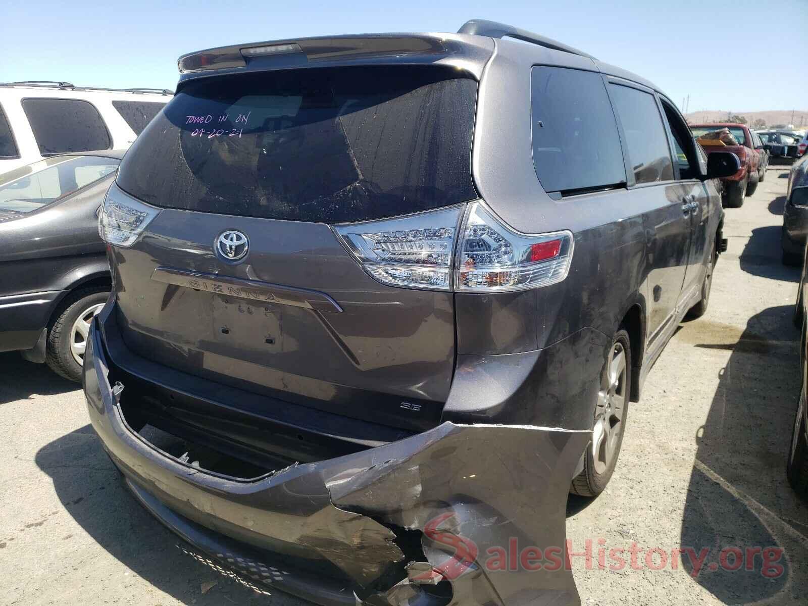 5TDXZ3DC7HS801494 2017 TOYOTA SIENNA