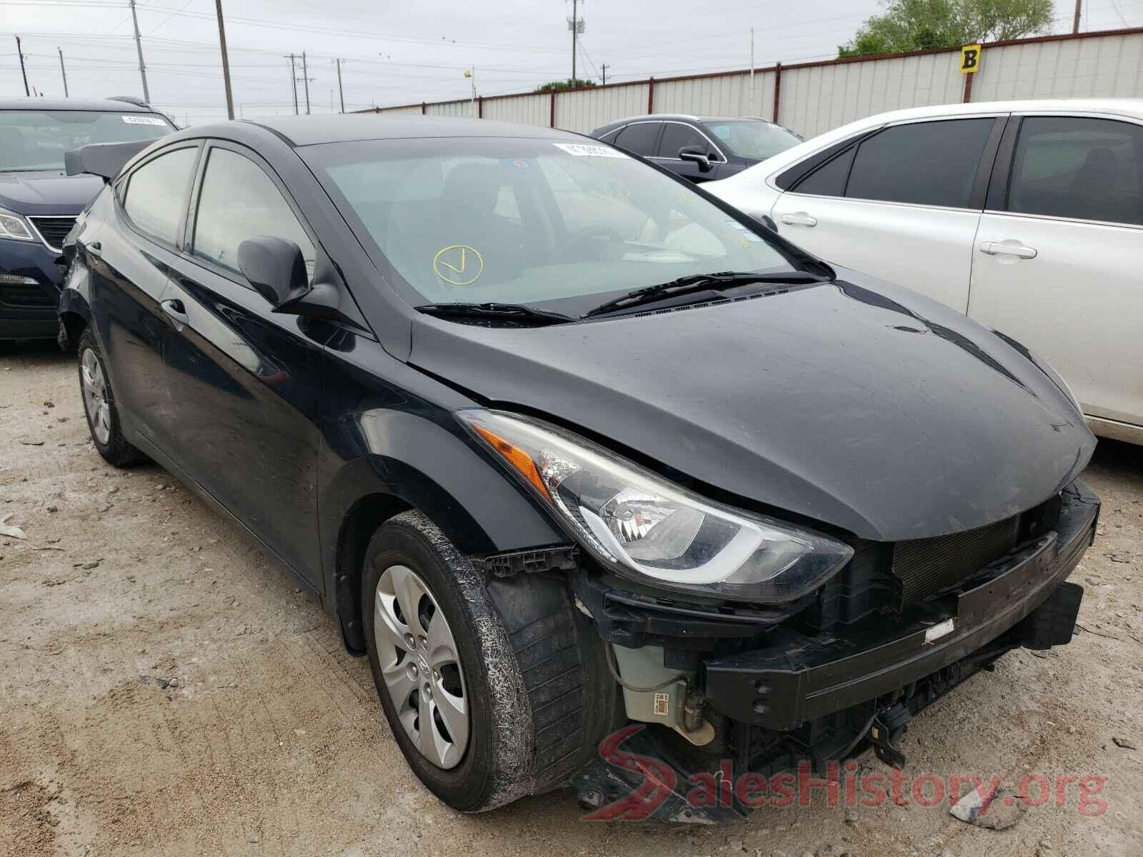 5NPDH4AE2GH718772 2016 HYUNDAI ELANTRA