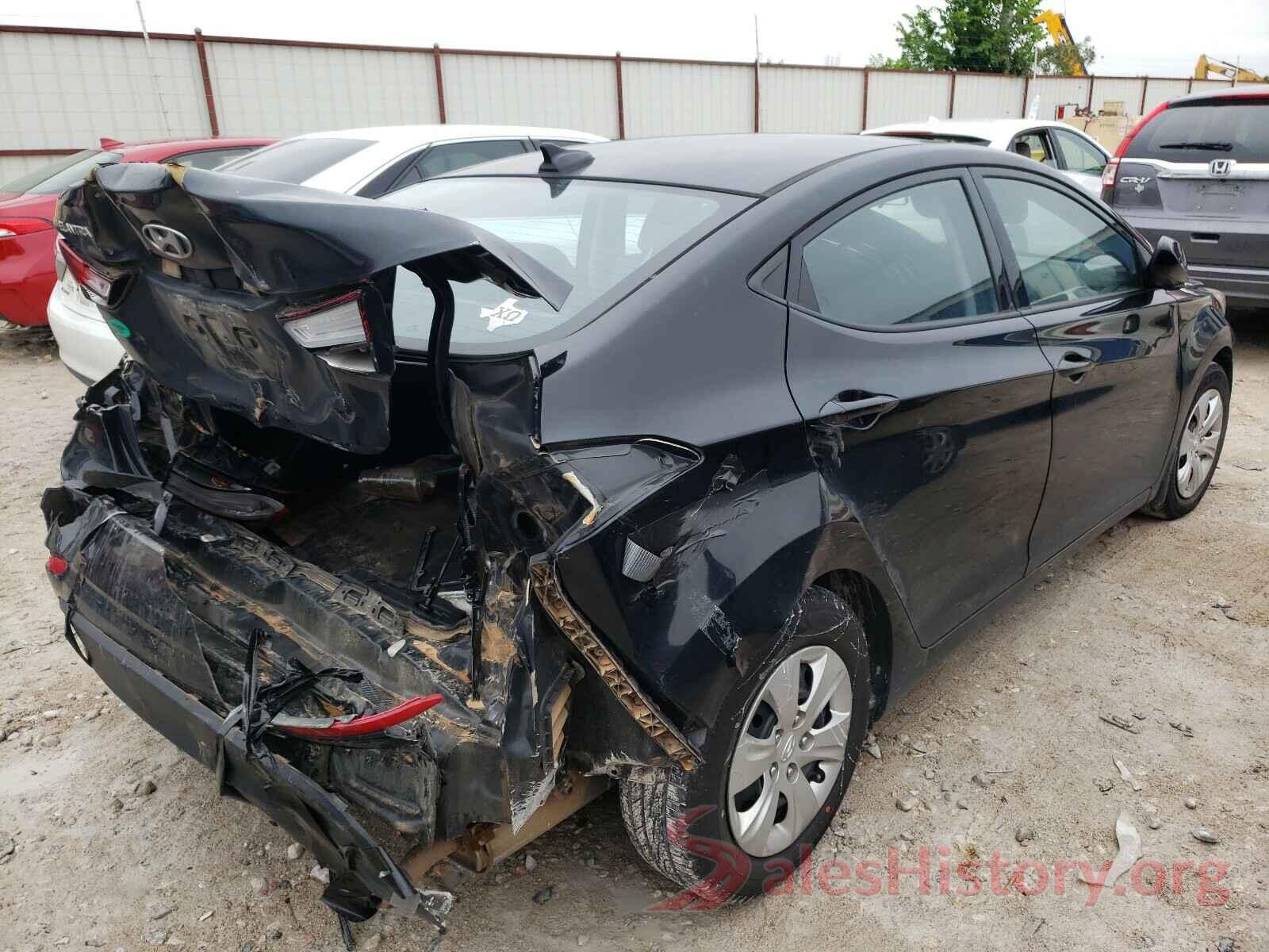 5NPDH4AE2GH718772 2016 HYUNDAI ELANTRA