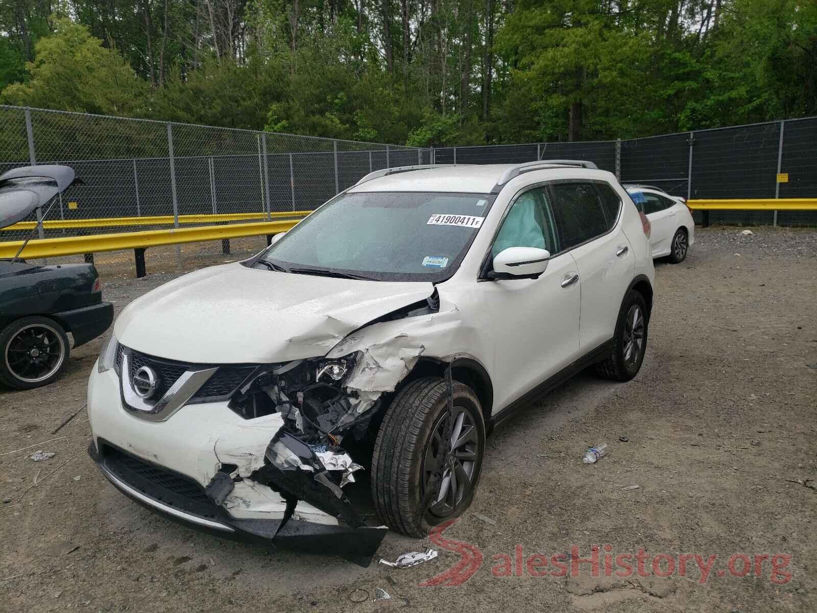 KNMAT2MV5GP721624 2016 NISSAN ROGUE